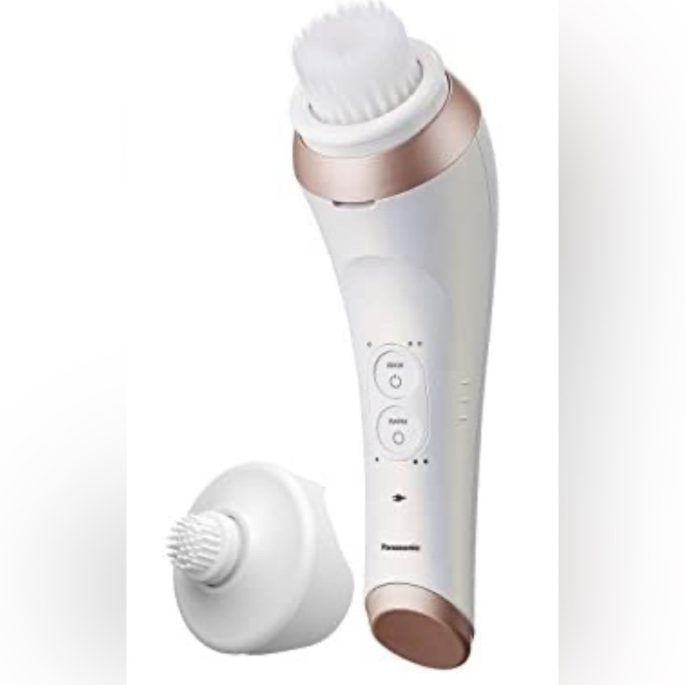 Panasonic Micro-Foaming Facial Cleansing Brush with Warming Makeup Removal Plate